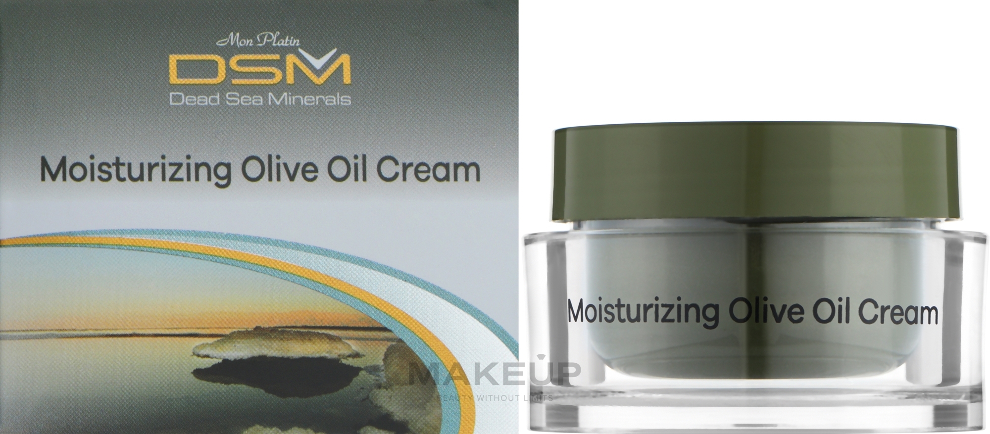 Крем оливковый увлажняющий для всех типов кожи - Mon Platin DSM Moisturizing Olive Oil Cream — фото 50ml