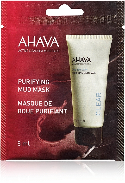 Грязевая маска для лица - Ahava Time To Clear Purifying Mud Mask (пробник)  — фото N1