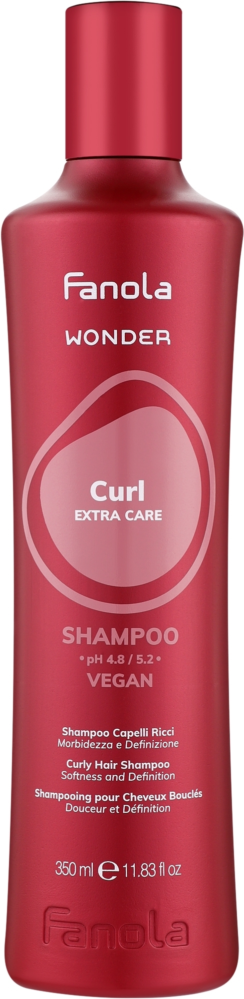 Шампунь для волос - Fanola Wonder Curl Extra Care Shampoo — фото 300ml