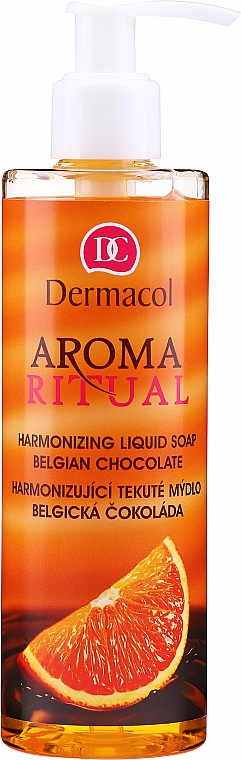 Жидкое мыло "Бельгийский шоколад" - Dermacol Aroma Ritual Liquid Soap Belgian Chocolate
