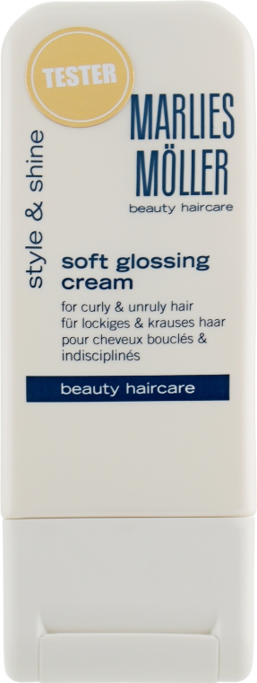 Крем-блиск для випрямлення волосся - Marlies Moller Style & Shine Soft Glossing Cream (тестер) — фото N1