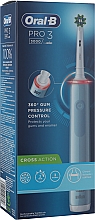 Електрична зубна щітка - Oral-B Pro 3 3000 Cross Action Blue D505.513.3 — фото N1