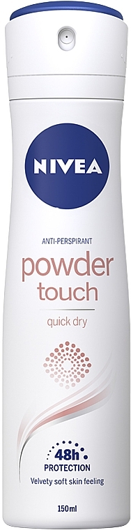 Дезодорант-антиперспірант спрей - NIVEA Powder Touch Anti-Perspirant — фото N1