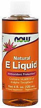 Парфумерія, косметика Харчова добавка "Вітамін E" - Now Foods Natural E Liquid