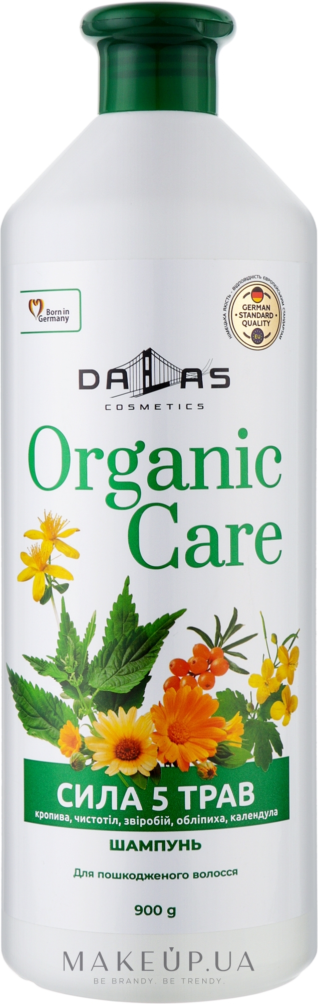 Шампунь для волосся "Сила 5 трав" - Dalas Organic Care — фото 900g