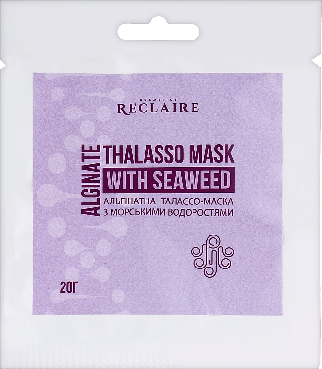 Альгинатная Талассо-маска с морскими водорослями - Reclaire Alginate Thalasso Mask With Seawead — фото N1