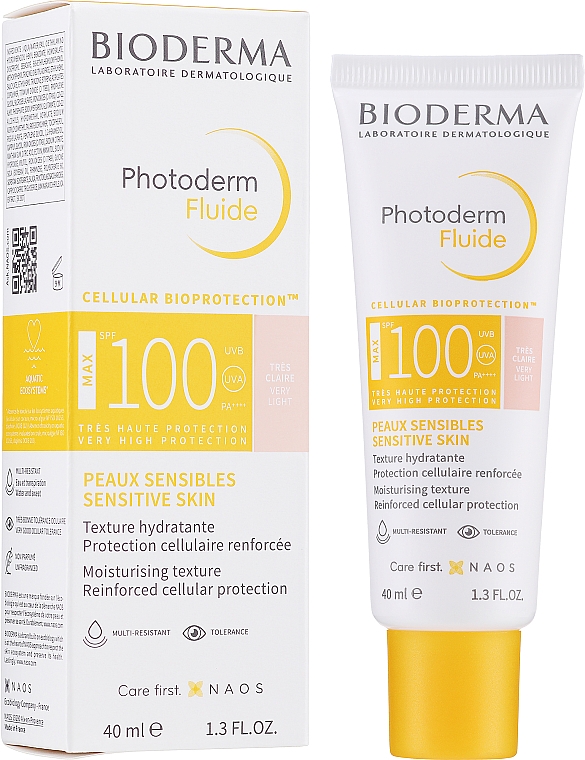 Сонцезахисний флюїд для обличчя - Bioderma Photoderm Fluide Max SPF100+ — фото N6