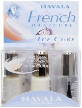 Набор натурального французского маникюра "Кубик льда" - Mavala Kit Manucure French Natural Ice Cube (nail/2х5ml + dry/5ml) — фото N1