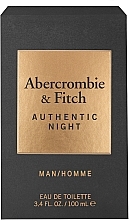 Abercrombie & Fitch Authentic Night Man - Туалетная вода — фото N3