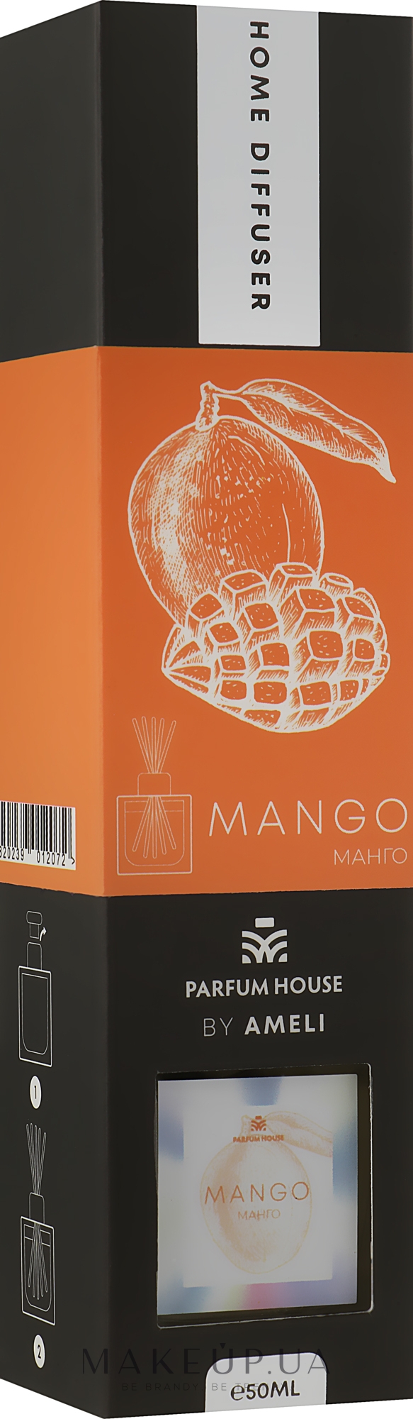 Диффузор "Манго" - Parfum House by Ameli Homme Diffuser Mango — фото 50ml