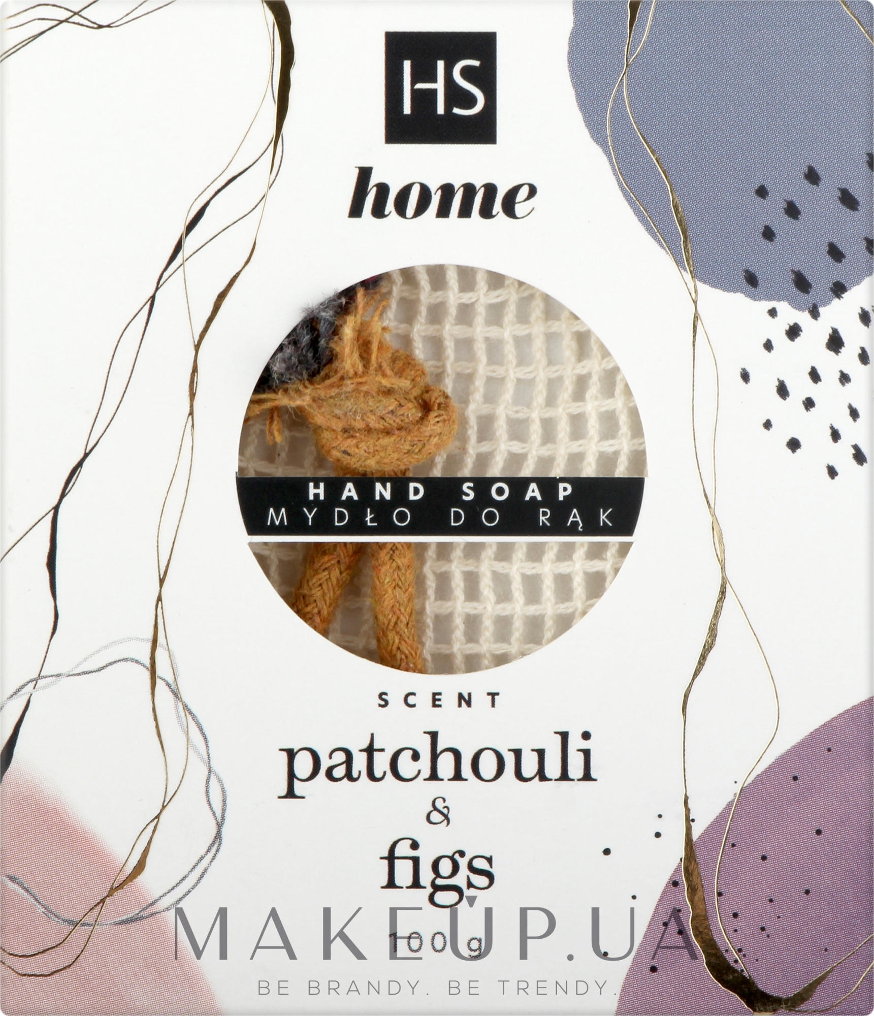 Мыло твердое "Пачули и инжир" - HiSkin Home Hand Soap Scent Patchouli & Figs — фото 100g