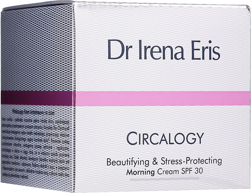 Омолоджувальний денний крем проти стресу SPF 30 - Dr. Irena Eris Circalogy Beautifying & Stress-Protection Morning Cream SPF 30 — фото N1