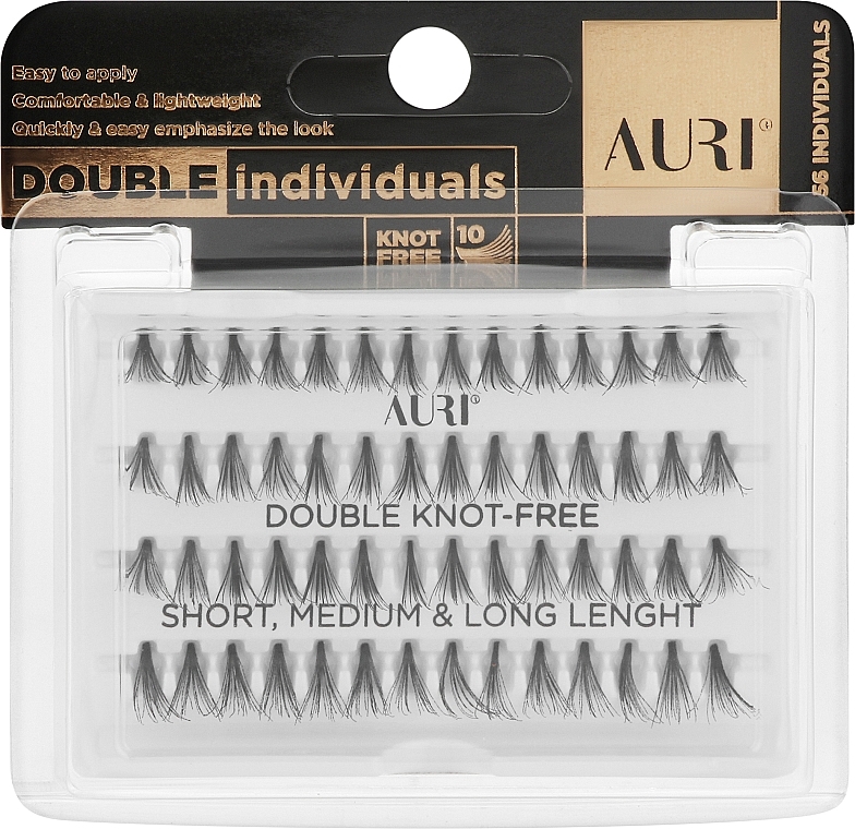 Искусственные пучки ресниц - Inter-Vion Auri Double Individuals Mix — фото N1