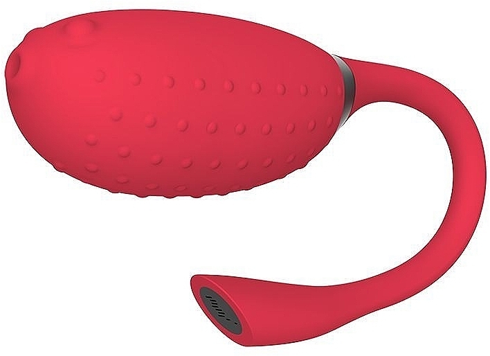 Віброяйце з дистанційним керуванням, червоне - Magic Motion Fugu Smart Wearable Vibrator Red — фото N1
