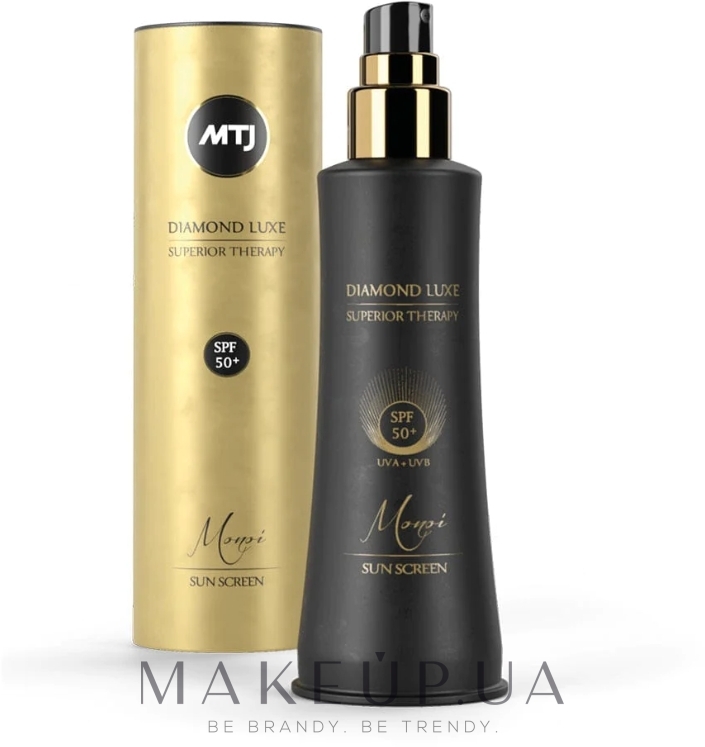Солнцезащитный спрей для тела SPF50 - MTJ Cosmetics Superior Therapy Sun Diamond luxe LUXE SPF50 UVA+UVB Monoi — фото 200ml