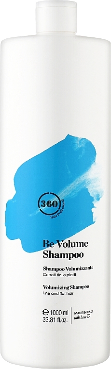 Шампунь для додання об’єму тонкому і слабкому волоссю - 360 Be Volume Shampoo — фото N2