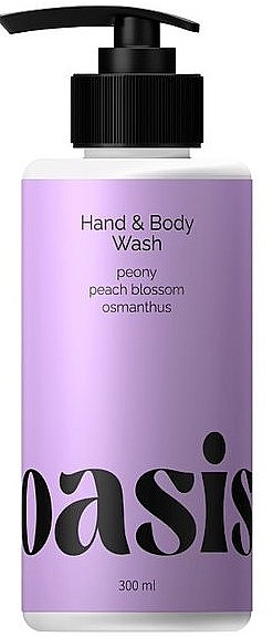 Парфюмированный гель для душа "Peach Blossom Peony Osmanthus" - Oasis Hand&Body Wash — фото N1