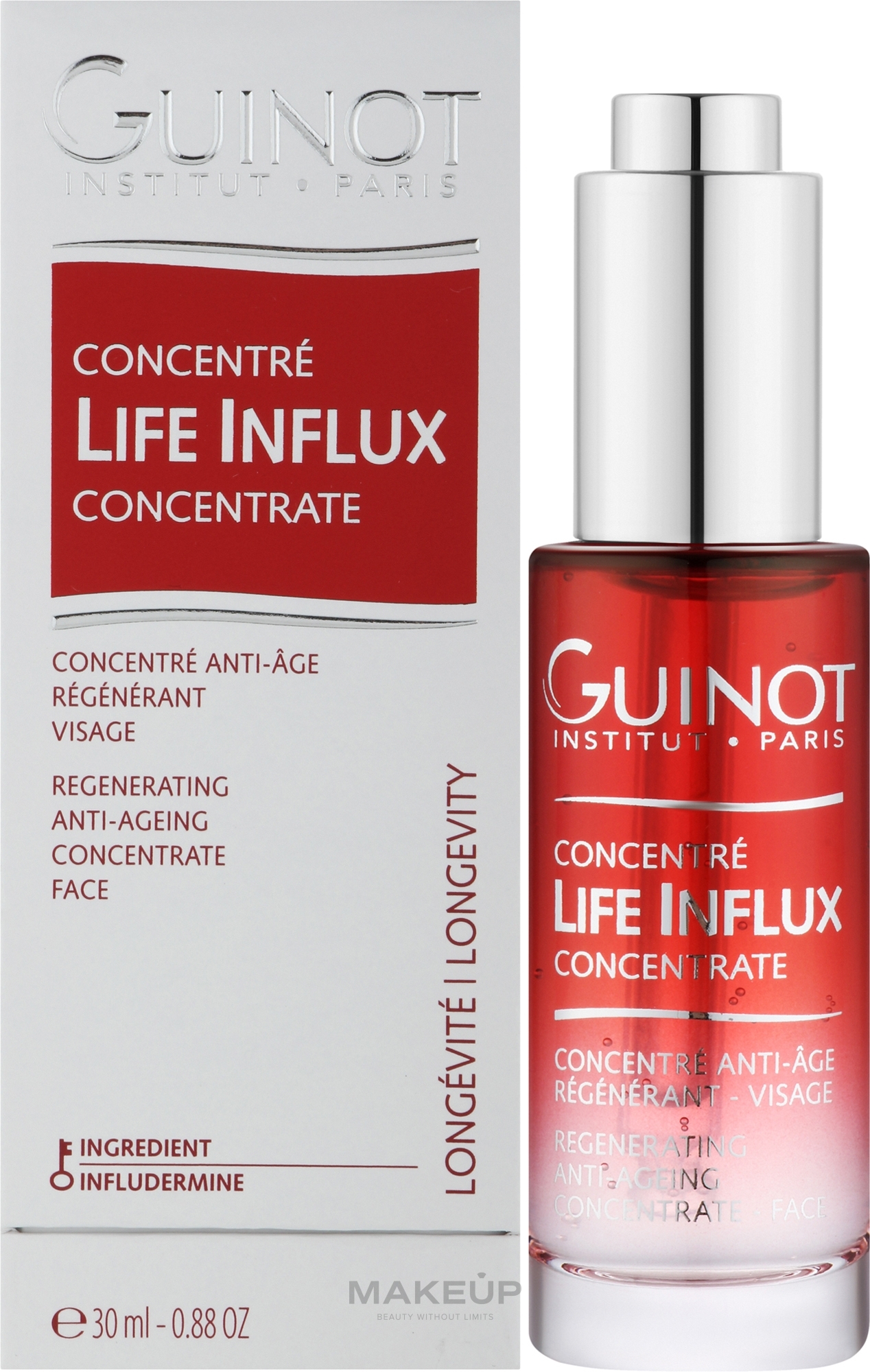 Антивозрастной концентрат для лица - Guinot Life Influx Concentrate — фото 30ml