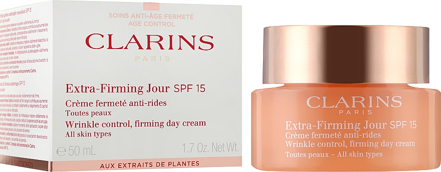 Дневной крем - Clarins Extra-Firming Wrinkle Control Day Cream SPF 15 — фото N2