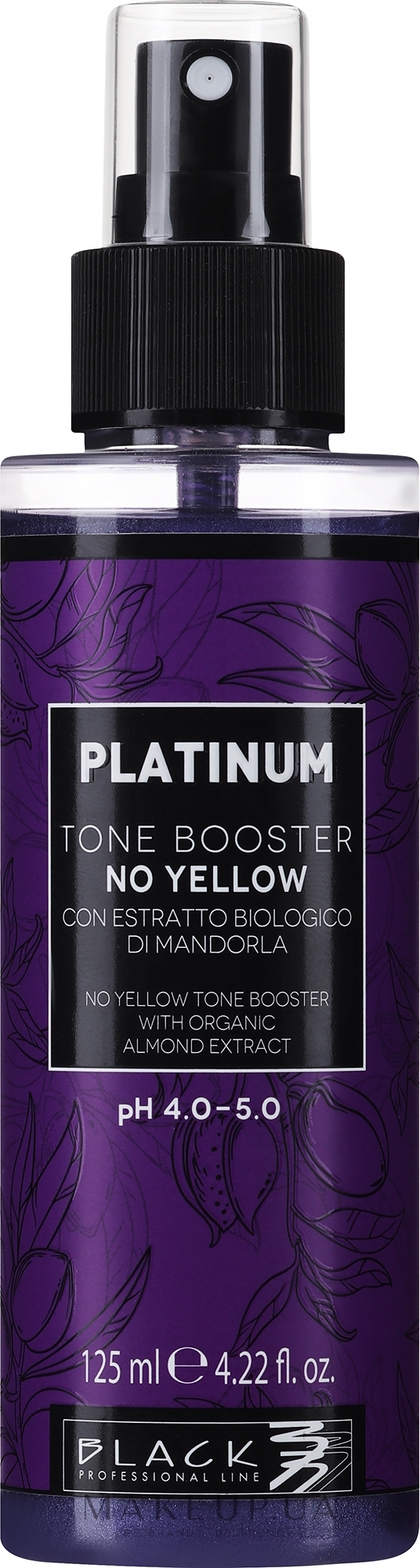 Тонізувальний спрей для волосся - Black Professional Line Platinum Tone Booster — фото 125ml