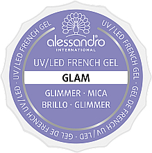 Гель для нігтів - Alessandro International French Gel White Glam — фото N1