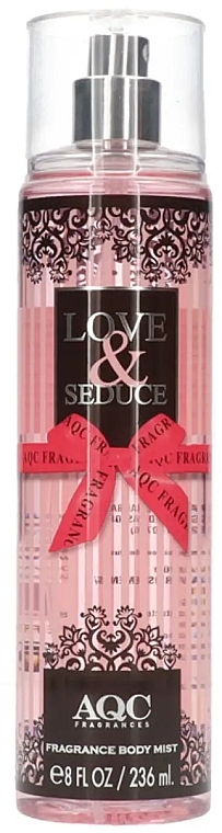 Парфумований міст для тіла - AQC Fragrances Love & Seduce Body Mist — фото N1