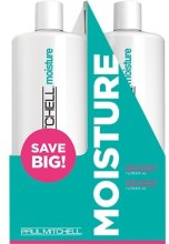 Духи, Парфюмерия, косметика Набор - Paul Mitchell Instant Moisture Litre Duo (shm/1000ml + treat/1000ml)