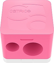 Стругачка для косметичних олівців подвійна, рожева - Catrice — фото N1