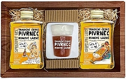 Духи, Парфюмерия, косметика Набор - Bohemia Gifts Pivrnec Rum Set (soap/70g + sh/gel/300ml + bath/oil/300ml)