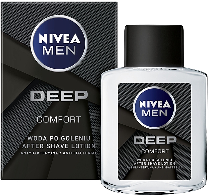 Набор - NIVEA MEN Deep Care (deo/50ml + cr/75ml + sh/gel/250ml + ash/lot/100ml) — фото N5