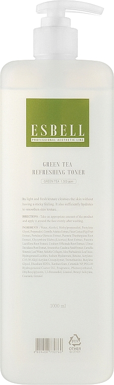 Тонер для лица освежающий с экстрактом зеленого чая - Dr. Oracle Esbell Green Tea Refreshing Toner — фото N1