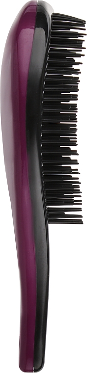 Расческа для пушистых и длинных волос, бордовая - Sibel D-Meli-Melo Mini — фото N1