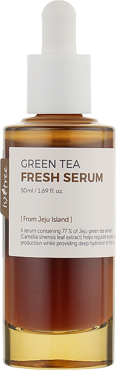 Освежающая сыворотка на основе зеленого чая - Isntree Green Tea Fresh Serum — фото N1