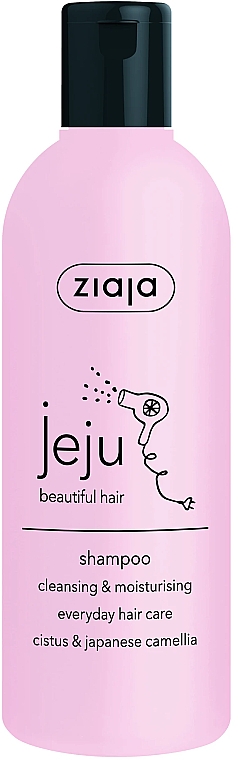 Очищающий и увлажняющий шампунь для волос - Ziaja Jeju Cleansing & Moisturizing Hair Shampoo — фото N1