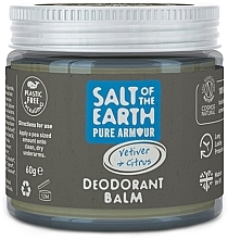 Натуральный дезодорант-бальзам - Salt Of The Earth Vetiver & Citrus Deodorant Balm — фото N1