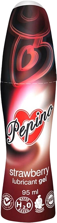 Гель-змазка з полуничним смаком - Pepino Strawberry Lubricant Gel — фото N1