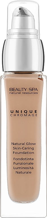 Тональный крем-флюид с эффектом адаптации к тону кожи - Beauty Spa Chromage Unique Natural Glow Skin-Caring Foundation SPF 15 — фото N1