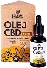 Парфумерія, косметика Конопляна олія - Kombinat Konopny Oil CBD Forte 1000 mg