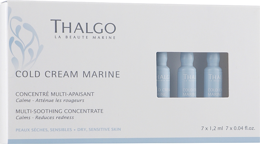 Концентрат для сухої шкіри обличчя - Thalgo Cold Cream Marine Multi-Soothing Serum — фото N1