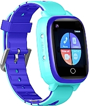 Смарт-часы для детей, голубые - Garett Smartwatch Kids Life Max 4G RT — фото N2