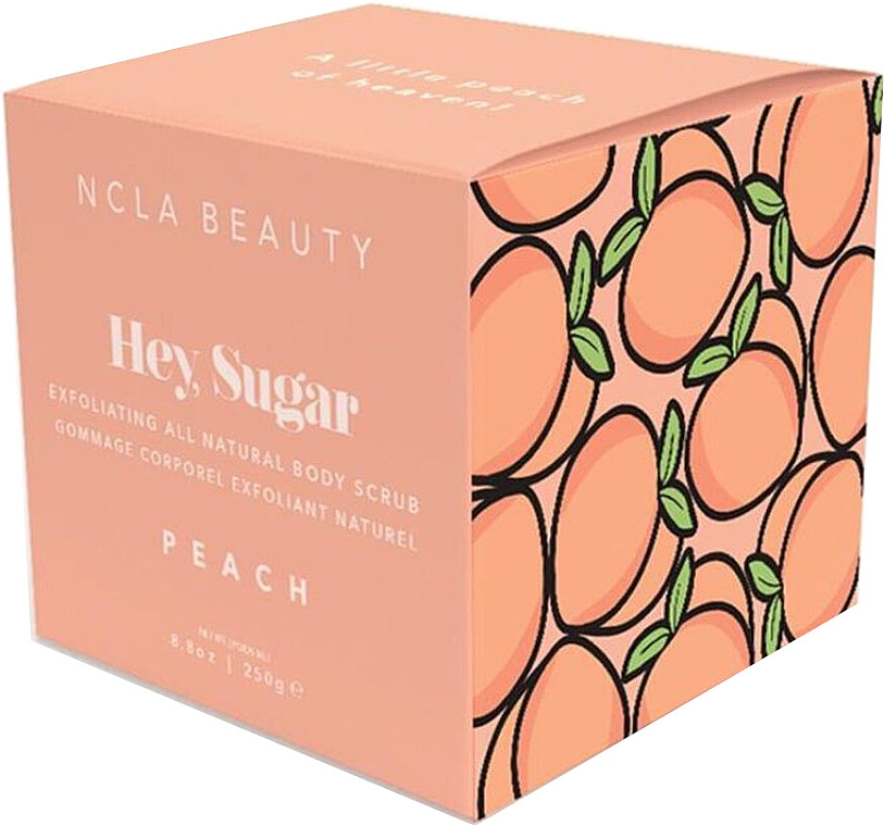 Скраб для тела "Персик" - NCLA Beauty Hey, Sugar Peach Body Scrub — фото N6