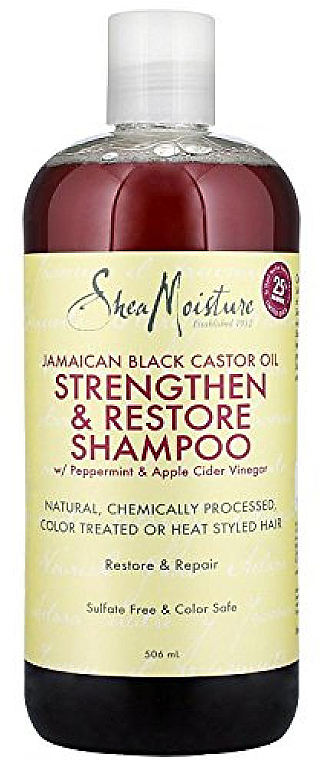 Шампунь для волосся - Shea Moisture Jamaican Black Castor Oil Strenghten & Restore Shampoo — фото N1