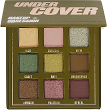Палетка тіней для повік - Makeup Obsession Under Cover Eyeshadow Palette — фото N1
