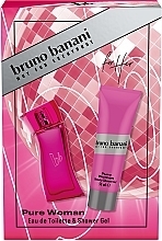 Bruno Banani Pure Woman - Набор (edt/30ml + sh/gel/50ml) — фото N3