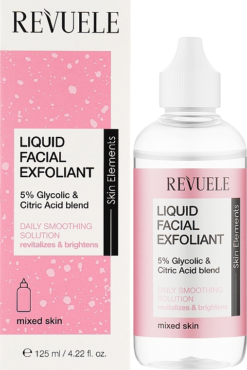 Рідкий ексфоліант для обличчя - Revuele Liquid Facial Exfoliant 5% Glycolic + Citric Acid Blend — фото N2