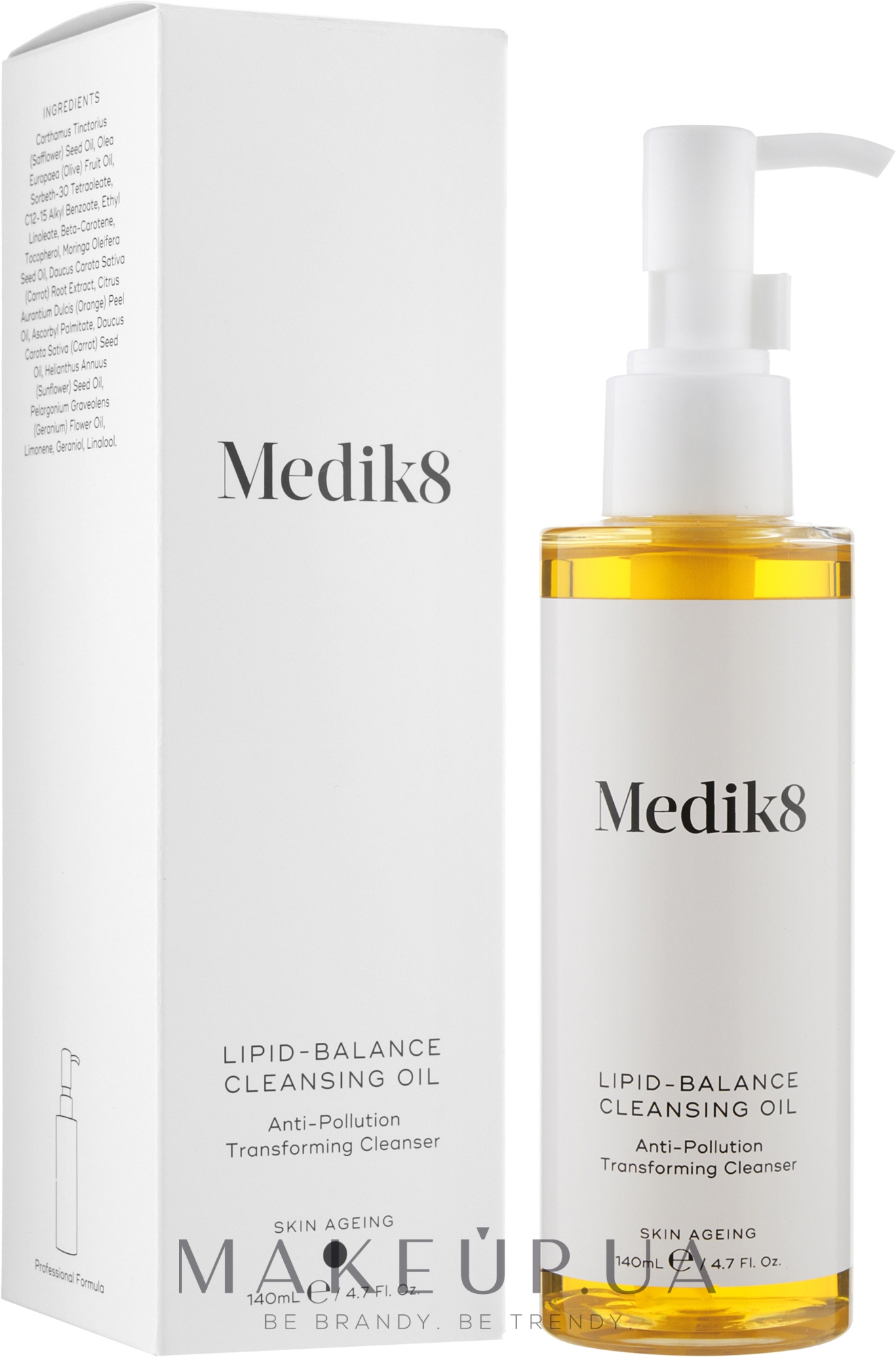Очищающее масло для лица - Medik8 Lipid-Balance Cleansing Oil  — фото 140ml