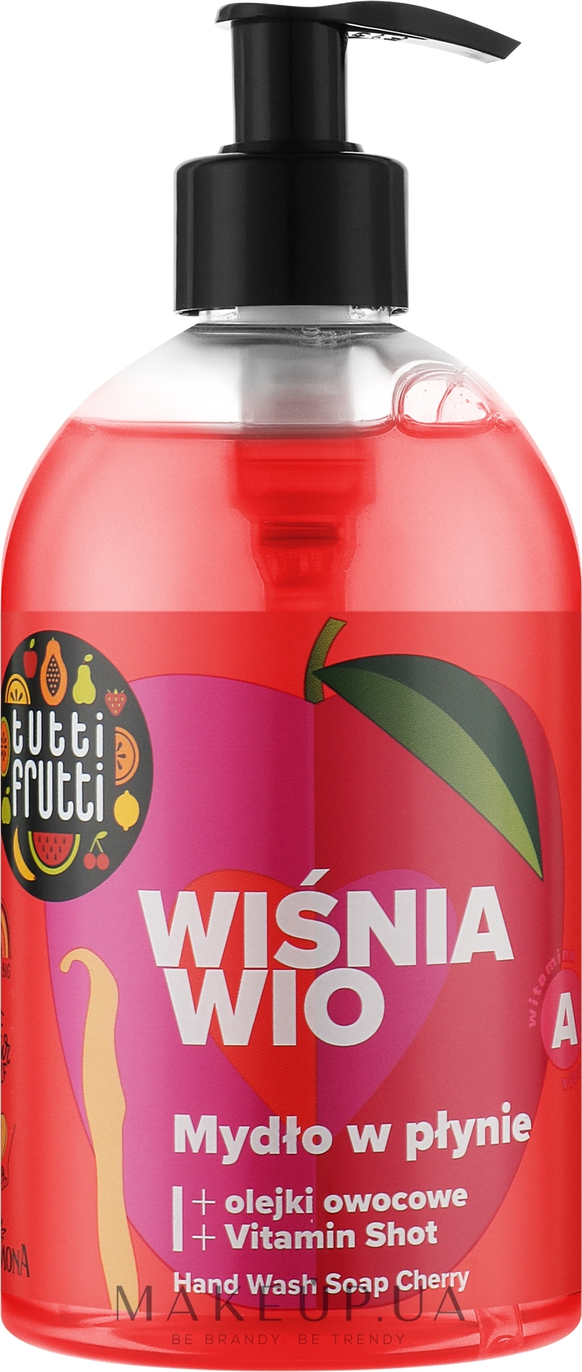 Рідке мило "Вишня і смородина" - Farmona Tutti Frutti Hand Wash Soap — фото 500ml