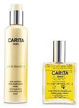 Духи, Парфюмерия, косметика Набор - Carita Fluide De Beaute 14 (b/milk/200ml + b/oil/100ml)