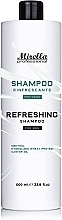 Шампунь для чоловіків, з ментолом і касторовою олією - Mirella Professional Shampoo — фото N1