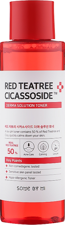 Тонер с экстрактом чайного дерева для лица - Some By Mi Red Tea Tree Cicassoside Final Solution Toner — фото N1
